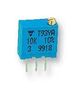 TRIMMER, POT, 100R, 23TURN, THD T93YA101KT20