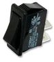 ROCKER SWITCH, SPST, 16A, 250VAC, PANEL C1501ATAAA