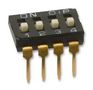 SWITCH, DIL, 4WAY, RAISED, SPST MCNDI-04S