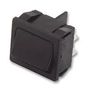 SWITCH, DPST, 10A, 250VAC, BLACK H8650VBAAC