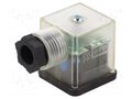 Connector: valve connector; plug; form A; 18mm; female; PIN: 3; 230V MURRELEKTRONIK 7000-29165-0000000
