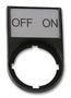 LEGEND HOLDER, OFF/ON M22S-ST-GB10