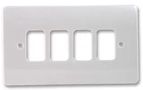 GRID PLUS - 2 GANG / 4 WAY PLATE K3634WHI