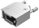 D SUB BACKSHELL, 180 DEG, SIZE DE D9000DTE40/AA