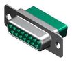 FCT D SUB CONN, RCPT, 25POS, DB, CRIMP 173109-0294