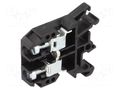 Splice terminal: rail; 57A; 690V; screw terminal; black; polyamide POKÓJ ZUG-G10-BK