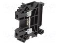 Splice terminal: rail; 32A; 1kV; screw terminal; black; polyamide POKÓJ ZUG-4-BK