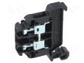 Splice terminal: rail; 32A; 690V; screw terminal; black; polyamide POKÓJ ZG-G4-BK