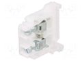 Splice terminal: rail; 57A; 690V; screw terminal; white; polyamide POKÓJ ZG-G10-WH