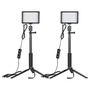 Kit Neewer ZC-10S two lamps LED + filters + tripods, Neewer B07T8FBZC2
