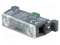 Contact block, microswitch; 22mm; front fixing; Contacts: NO ABB MCBL-10