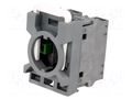 Contact block; 22mm; front fixing; Contacts: NO ABB MCBH-20
