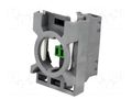 Contact block; 22mm; front fixing; Contacts: NO ABB MCBH-10