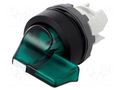 Switch: rotary; 22mm; Stabl.pos: 3; green; MLB-1; IP66; prominent ABB M3SS4-11G