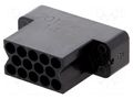 Connector: rectangular; plug; female; AMP M Series; PIN: 14; black TE Connectivity 201298-1