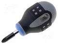 Screwdriver; Pozidriv®; PZ2; Blade length: 25mm; Overall len: 83mm BAHCO SA.BE8802