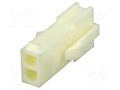 Connector: wire-wire; plug; male; Mini Universal MATE-N-LOK; 1x2 TE Connectivity 794896-1