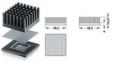 HEAT SINK, PGA, 8.8┬░C/W ICK PGA 19 X19