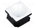 LED lens; square; transparent; LED CREE,LED SEOUL; 71°; H: 13.1mm LEDIL CA11525