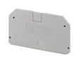END CAP, 77.2 X 2.2 X 43.6MM, GREY 1329675