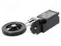 Limit switch; adjustable lever R 25-89mm, rubber rollerØ50mm OMRON D4N-1A2H