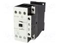 Contactor: 3-pole; NO x3; Auxiliary contacts: NO; 110VAC; 25A EATON ELECTRIC DILM25-10-110VA