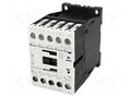 Contactor: 3-pole; NO x3; Auxiliary contacts: NO; 24VAC; 7A; DILM7 EATON ELECTRIC DILM7-10-24VAC