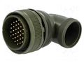 Connector: circular; plug; for cable; PIN: 37; male; soldering; 13A AMPHENOL DS3108A28-21P