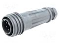 Connector: circular; plug; male; PIN: 5; 18A; 600V; EXPlora; IP68 BULGIN EXP-0921/05/P