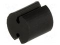 Spacer sleeve; LED; Øout: 5mm; ØLED: 5mm; L: 5mm; black; UL94V-2 FIX&FASTEN FIX-LEDT-5