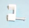 CABLE CLIP, POLYETHYLENE, 8MM, WHITE CHF-8MM WHITE