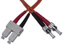 FIBER OPTIC JUMPER CABLE ST / SC SPC19980