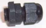 PG07 CABLE GLAND BLACK PG-07 BLACK