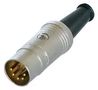 PLUG, DIN, GOLD, 5PIN NYS322G
