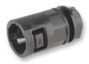 PUSH ON GLAND - STRAIGHT, NYLON, 20MM CB02603