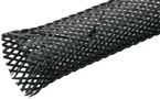 SLEEVING, EXPANDABLE, PET, 1.5", BLACK, 50FT 8465-0234