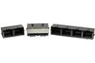 CAT5 RJ45 MODULAR JACK, 8 POSITION, 4 PORT RJSSE-5381-04