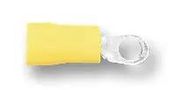CRIMP TERMINAL, RING, 4MM, YELLOW, PK50 FVWS5.5-4  (LF) K