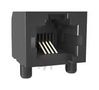 MODULAR CONN, 6P4C, CAT5, JACK, TH RJHSE7040