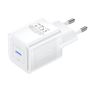 Wall charger, Vention, FEPW0-EU, USB-C, 20W, GaN (white), Vention FEPW0-EU