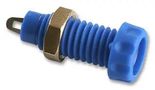 SOCKET, 4MM, PANEL S14-BLUE