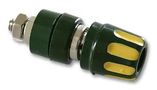 SOCKET, 4MM, YELLOW/GREEN, PK5, MLS 930103188