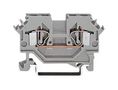 TERMINAL BLOCK, DIN RAIL, 2POS, 12AWG 281-601
