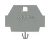 END PLATE, RAIL, GREY 260-371