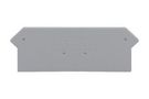 END AND INTERMEDIATE PLATE, RAIL, GREY 280-316