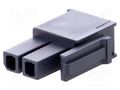 Connector: wire-wire/PCB; plug; female; PIN: 2; Mega-Fit; straight MOLEX MX-170001-0102