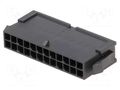 Connector: wire-wire; plug; male; Micro-Fit 3.0; 3mm; PIN: 24; 5A MOLEX MX-43020-2400