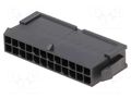 Connector: wire-wire; plug; male; PIN: 24; Micro-Fit 3.0; 3mm; 2x12 MOLEX MX-43020-2400