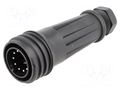 Connector: circular; plug; male; PIN: 10; 10A; 250V; Buccaneer 900 BULGIN PX0921/10/P
