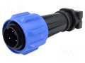 Connector: circular; plug; male; PIN: 3; 32A; 600V; Buccaneer 900 BULGIN PXA911/03/P